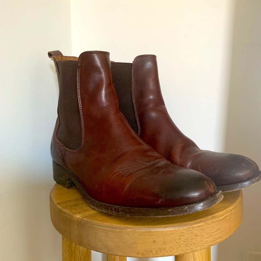 Frye Melissa Chelsea Redwood size 7